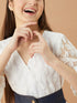 Girls V-Neck Fit Flare Dress